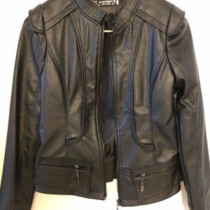 Cropped biker jacket SM